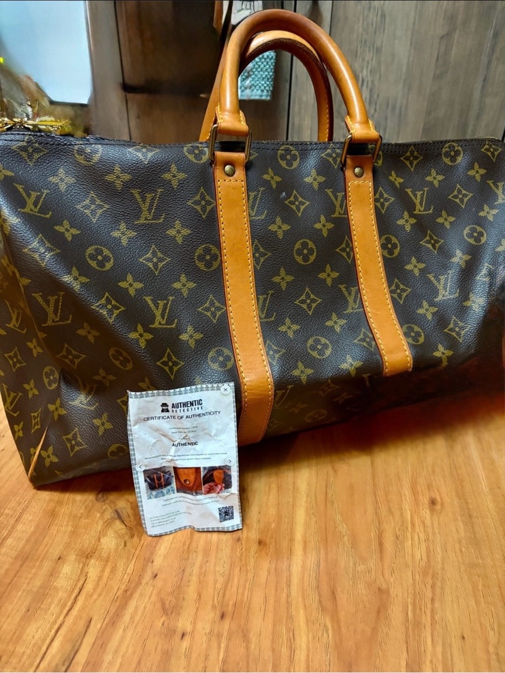 Louis Vuitton Monogram Travel Bag Set in Brown